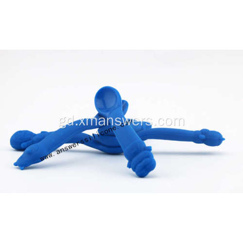 Innealan cidsin cupannan tomhais agus spàin 8pcs silicone